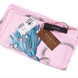 Gucci New w Tags Silk Scarf
